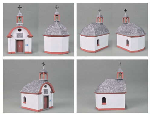 Сборная бумажная модель / scale paper model, papercraft Rochuskapelle (Mondorfer Bastelbogen) 