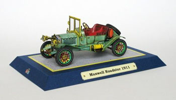 Сборная бумажная модель / scale paper model, papercraft Autoveteran Maxwell Roadster 1911 (ABC 1969-21)