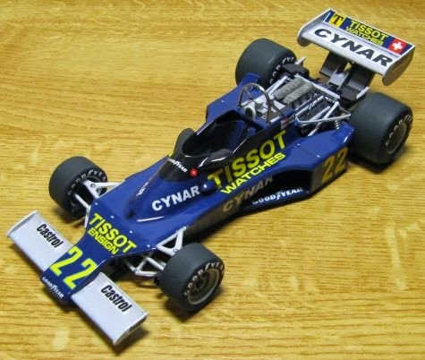 Сборная бумажная модель Ensign Ford N177 1977 GP Brasilia Clay Regazzoni (Spinler)