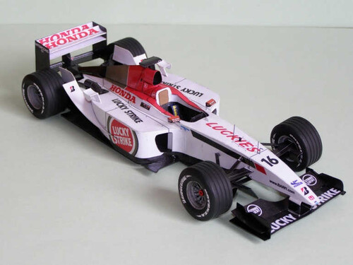 Сборная бумажная модель / scale paper model, papercraft BAR-005 (Spinler) 