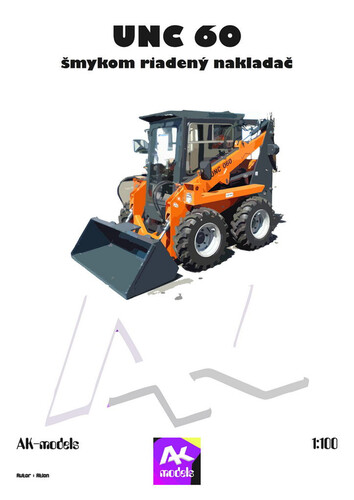 Сборная бумажная модель / scale paper model, papercraft UNC 60 (AK Models)