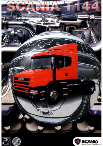 Сборная бумажная модель / scale paper model, papercraft Scania T144 (PK Graphica 13)