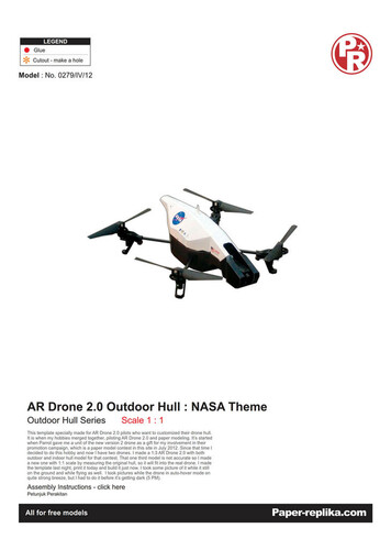 Сборная бумажная модель / scale paper model, papercraft AR Drone 2.0 (Paper-Replika) 