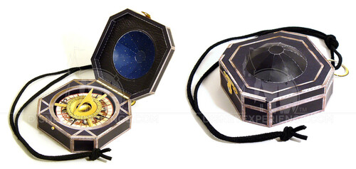 Сборная бумажная модель / scale paper model, papercraft Компас Джека Воробья (Disney Experience) 