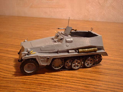 Сборная бумажная модель / scale paper model, papercraft SdKfz 250/1 (Serezasmodels) 