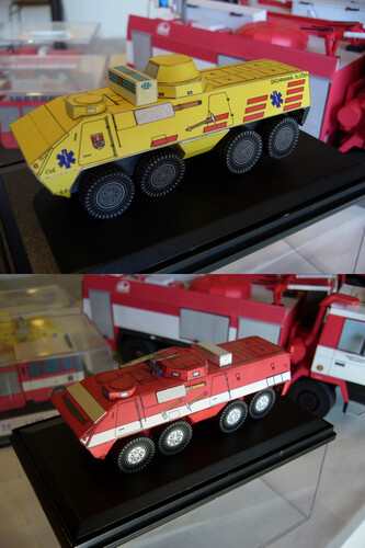 Сборная бумажная модель / scale paper model, papercraft OT-64 SKOT (PMHT mini-002) 