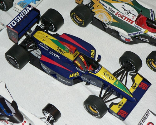 Сборная бумажная модель / scale paper model, papercraft Lola LC-90 