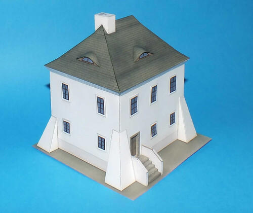 Сборная бумажная модель / scale paper model, papercraft Vinicni usedlost Sklenarka (Ondrej Hejl) 