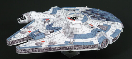Сборная бумажная модель / scale paper model, papercraft YT-1300 (Star Wars) 