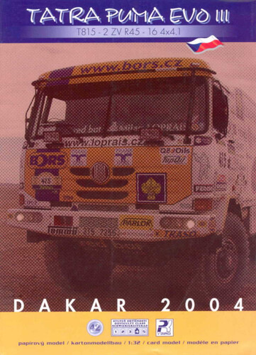 Сборная бумажная модель / scale paper model, papercraft Tatra Puma Evo III (PK Graphica 42) 