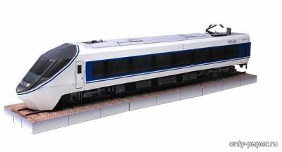 Сборная бумажная модель / scale paper model, papercraft Nakasendo Train 371 
