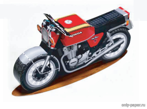 Сборная бумажная модель / scale paper model, papercraft Мотоцикл Honda CB1100 K10 