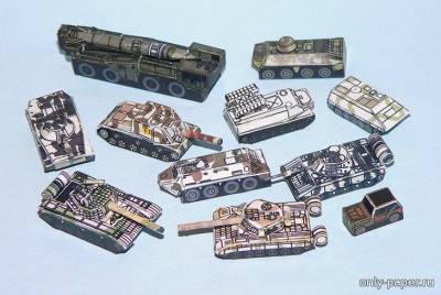 Сборная бумажная модель / scale paper model, papercraft Independent Liberation Army Set (PR Model) 