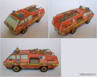 Сборная бумажная модель / scale paper model, papercraft Blaze Buster [ABC 10/1987] 