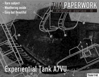 Сборная бумажная модель / scale paper model, papercraft A7VU (ThaiPaperwork) 