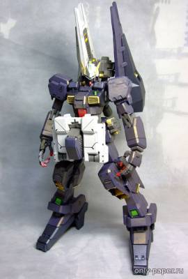 Модель робота RX-121-2A Gundam TR-1 из бумаги/картона