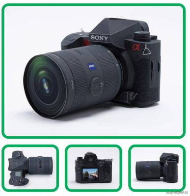 Модель фотоаппарата Sony Alpha α DSLR-A900 из бумаги/картона