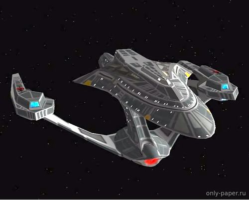 Сборная бумажная модель / scale paper model, papercraft ISS Enterprise, NCC 1701 F Blood Wolf Class - Star Trek 