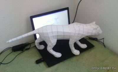 Сборная бумажная модель / scale paper model, papercraft Cat 