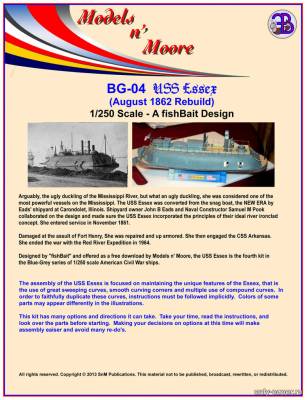 Сборная бумажная модель / scale paper model, papercraft USS Essex (Models'n'Moore) 