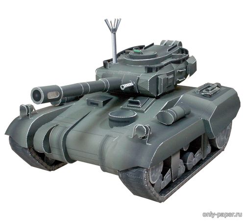 Модель Eucadian Tank из бумаги/картона