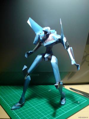 Сборная бумажная модель / scale paper model, papercraft Neon Genesis Evangelion - Evangelion Unit-00 (EVA-00) 