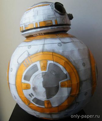 Сборная бумажная модель / scale paper model, papercraft Астродроид BB-8 (Star Wars Episode VII: The Force Awakens) 