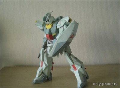 Модель робота RGZ-91 Re-GZ Gundam из бумаги/картона