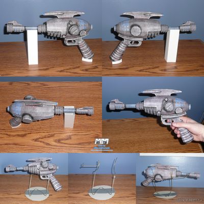 Сборная бумажная модель / scale paper model, papercraft Alien Blaster (Fallout 3) 