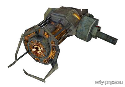 Сборная бумажная модель / scale paper model, papercraft Gravity Gun (Half-Life 2) 