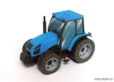 Сборная бумажная модель / scale paper model, papercraft Traktor (Fifik) 
