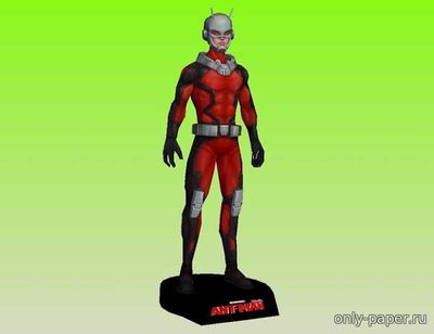 Сборная бумажная модель / scale paper model, papercraft Marvel Comics - Ant-Man 