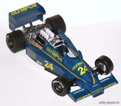 Сборная бумажная модель / scale paper model, papercraft Hesketh 308E, GP Argentina 1978, Divina Galica (GP Team) 