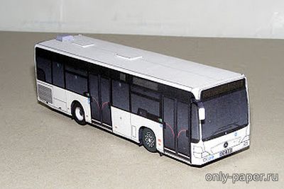 Модель автобуса Mercedes-Benz O530 Citaro из бумаги/картона