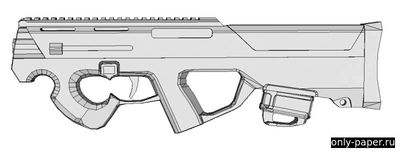 Модель винтовки Magpul PDR-C из бумаги/картона