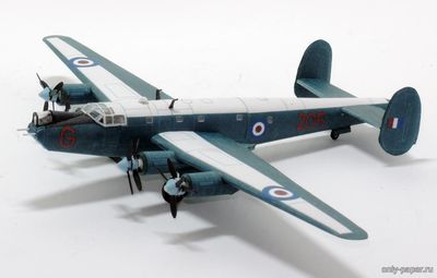 Сборная бумажная модель / scale paper model, papercraft Avro Shackleton (Bruno VanHecke) 