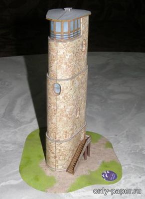 Сборная бумажная модель / scale paper model, papercraft Rozhľadna Brdo / Каменная смотровая башня [Marián Hlaváč] 