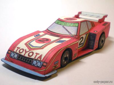 Сборная бумажная модель / scale paper model, papercraft Rallye Auto Beta - Toyota Celica Turbo (ABC 1982-08) 