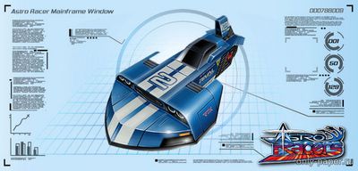 Модель Astro Racer 02 Rival RTX из бумаги/картона