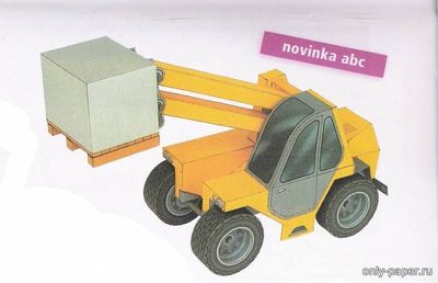 Сборная бумажная модель / scale paper model, papercraft Nakladače (ABC 16/2007) 