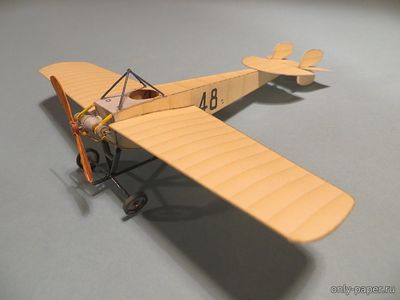Сборная бумажная модель / scale paper model, papercraft Nieuport II 