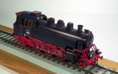 Сборная бумажная модель / scale paper model, papercraft Lokomotive zum Guterzug [Kartonmodell Forum] 