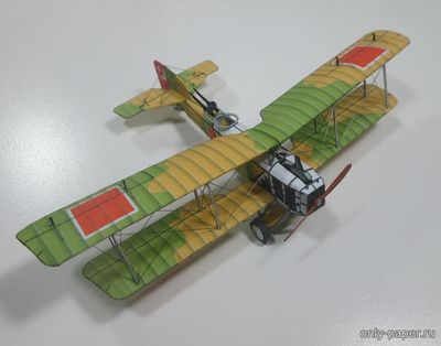 Сборная бумажная модель / scale paper model, papercraft Breguet XIV (Wayne McCullough) 