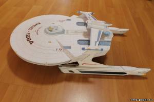 Сборная бумажная модель / scale paper model, papercraft NCC-1864 USS Reliant Miranda Class (Star Trek) 