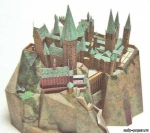 Сборная бумажная модель / scale paper model, papercraft Замок Хогвартс / Hogwarts Castle 