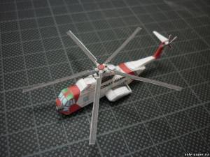 Сборная бумажная модель / scale paper model, papercraft Sikorsky HH-3E Jolly Green Giant [Bruno VanHecke] 