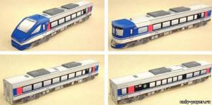 Сборная бумажная модель / scale paper model, papercraft Japanese Trains And Wagons 