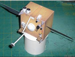 Сборная бумажная модель / scale paper model, papercraft OSIRIS-REx mission to sample asteroid (101955) Bennu 