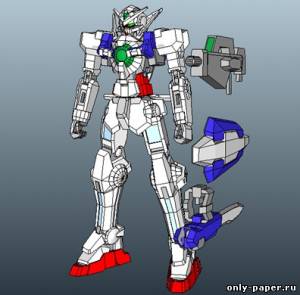 Сборная бумажная модель / scale paper model, papercraft GNY-001 Gundam Astraea 