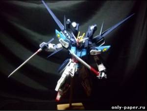 Сборная бумажная модель / scale paper model, papercraft GAT-X105 Aile Strike Gundam 